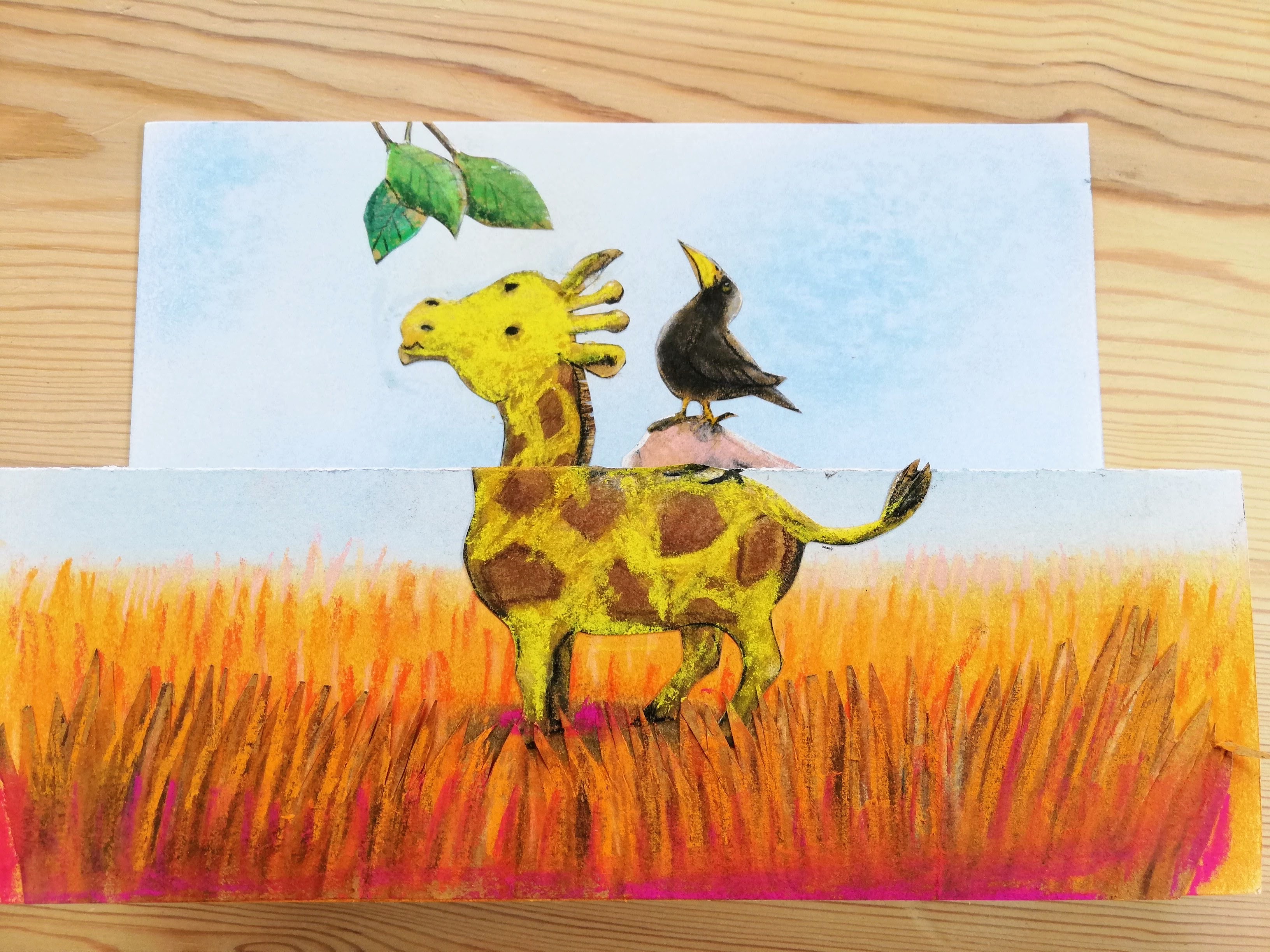 Illustratie Giraffe Deel