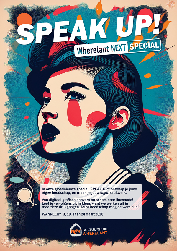 NEXT Wherelant Poster SPEAK UP SPECIAL Web